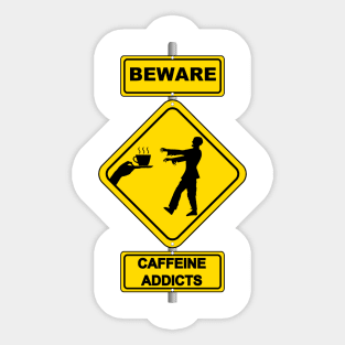 Caffee zombie Sticker
